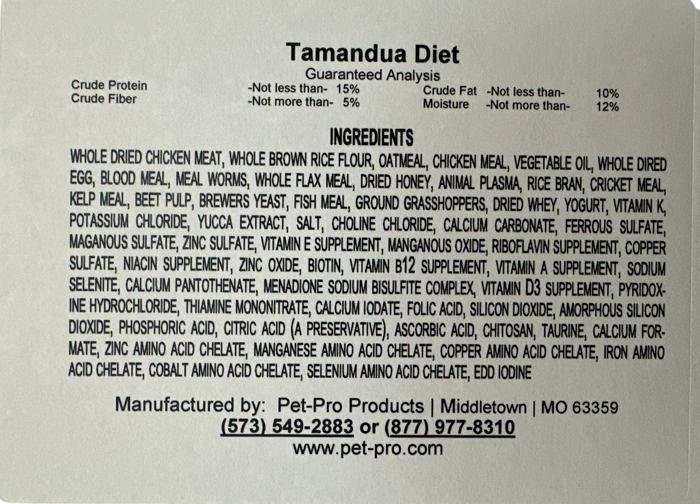 Tamandua Diet